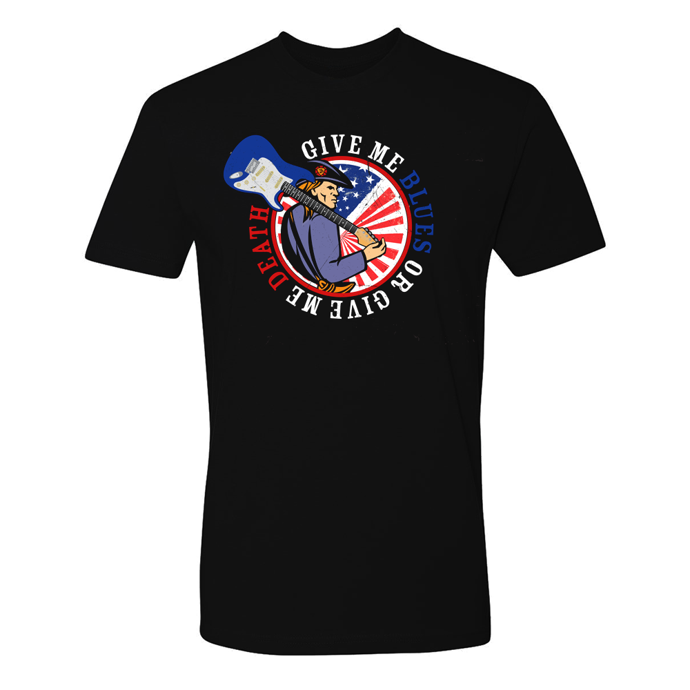 Give Me Blues or Give Me Death Strat T-Shirt (Unisex)