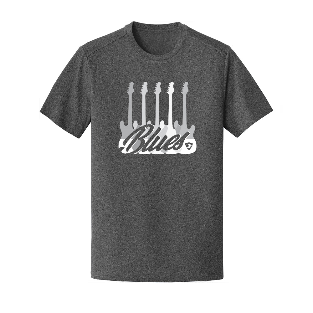 Monochromatic Blues New Era Crew T-Shirt (Men)