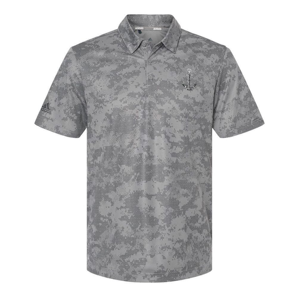 Nautical Blues Adidas Camo Polo (Men)
