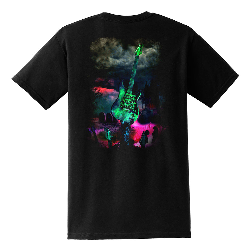 Guitar Chilling Blues Pocket T-Shirt (Unisex)