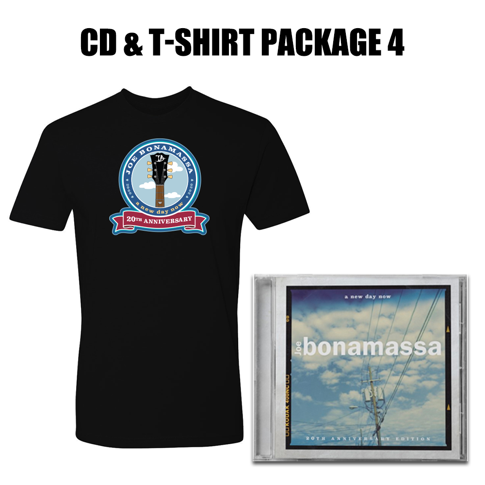 A New Day Now CD & T-Shirt Package #4 (Unisex)