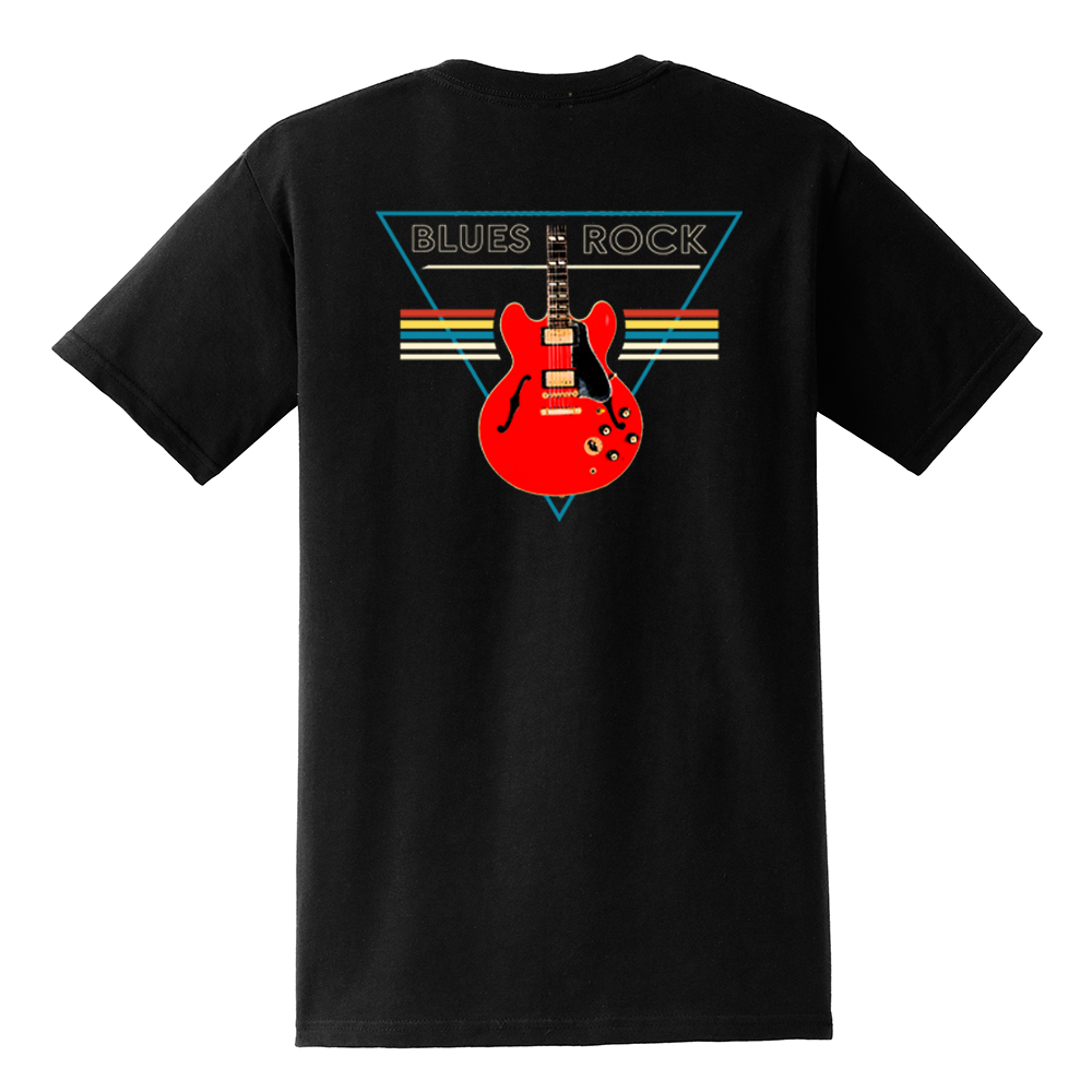 Blues Rock Triangle Pocket T-Shirt (Men)