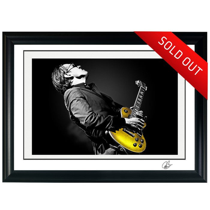 #17 "Pure Gold" JOE BONAMASSA Collectible Litho (FRAMED - USA ONLY)