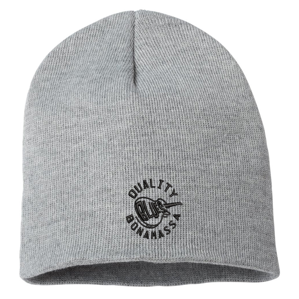 Quality Blues Knit Beanie - Heather Grey