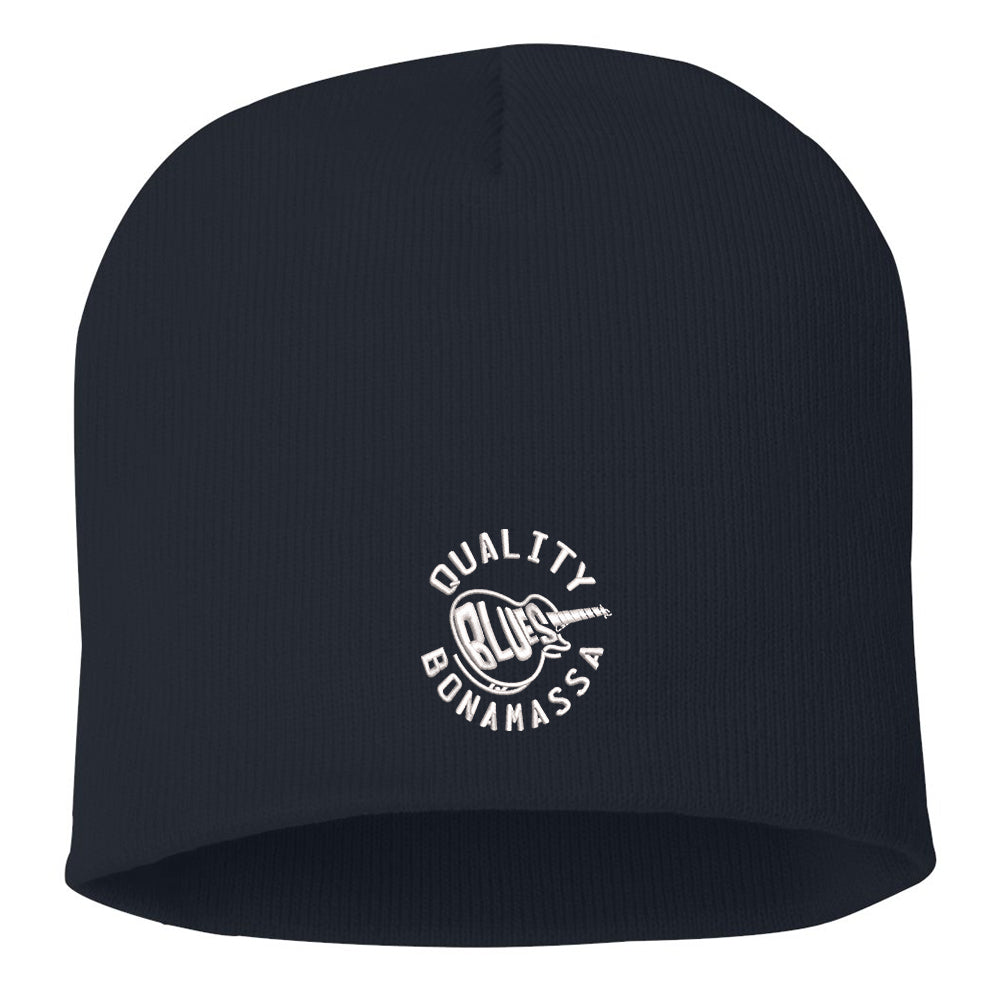 Quality Blues Knit Beanie - Navy