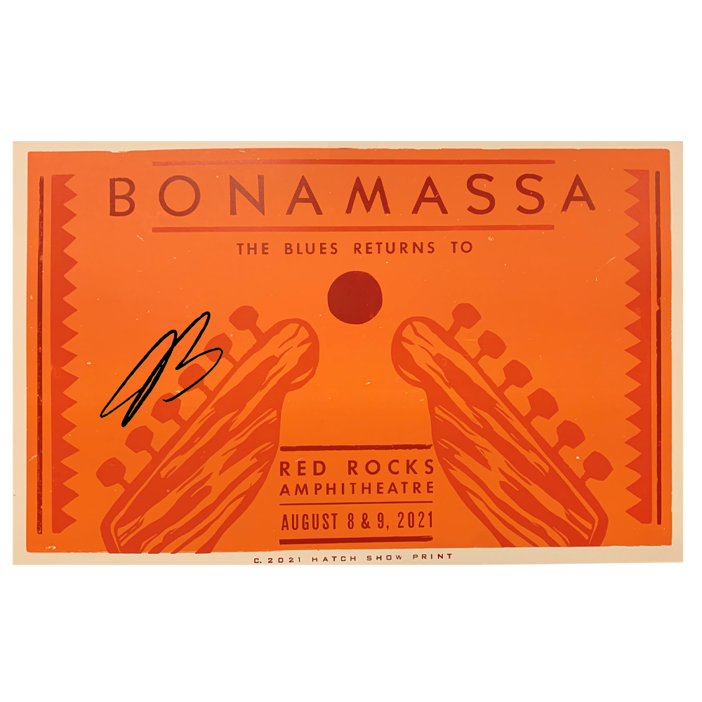 Red Rocks Performance (2021) Hatch Print - Hand-Signed