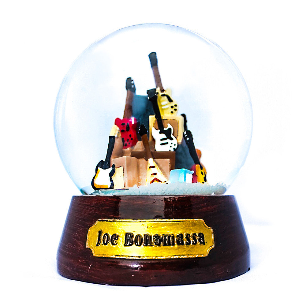 Guitar Mountain Snow Globe