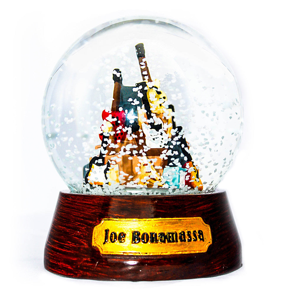 Guitar Mountain Snow Globe