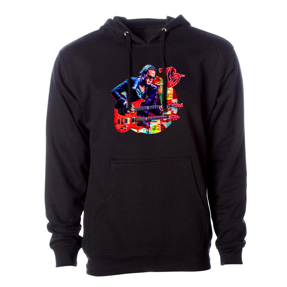 Double Neck Blues Midweight Hooded Pullover (Unisex)