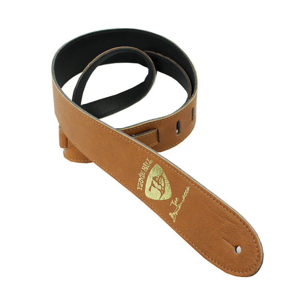 Cognac Leather - Ernie Ball JB Signature Guitar Strap