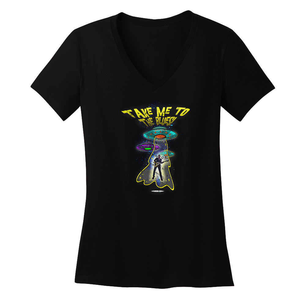 Take Me to the Blues V-Neck (Women)