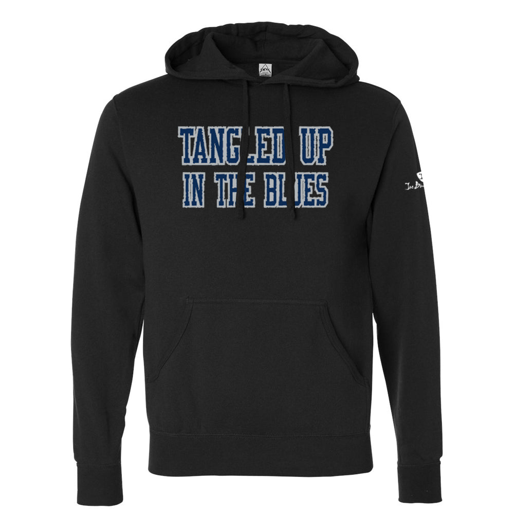 Tangled Up in the Blues Applique Pullover Hoodie