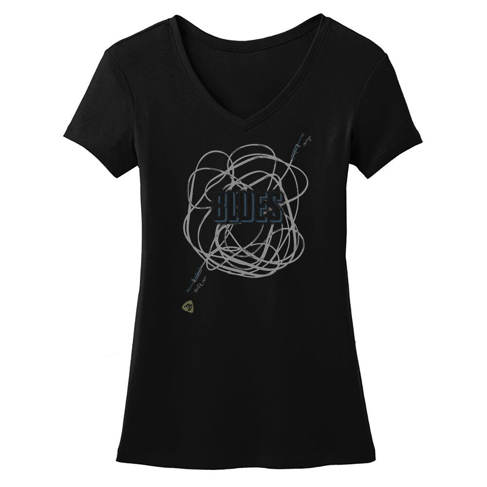 JB Tangled Up in Blues V-Neck (Women)