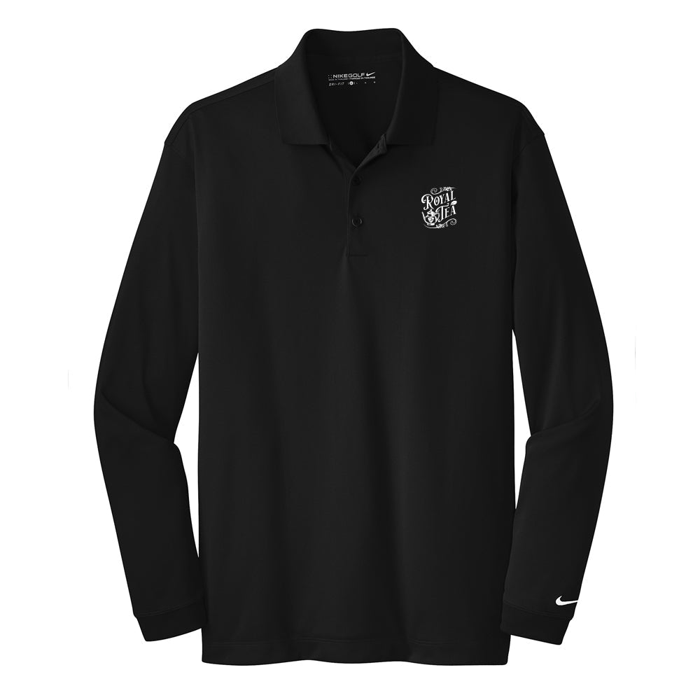 Men's long sleeve dri fit polo shirts online