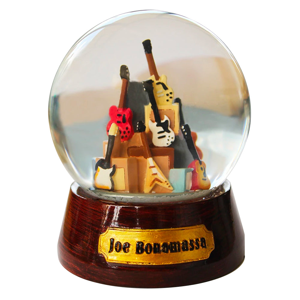 Guitar Mountain Snow Globe