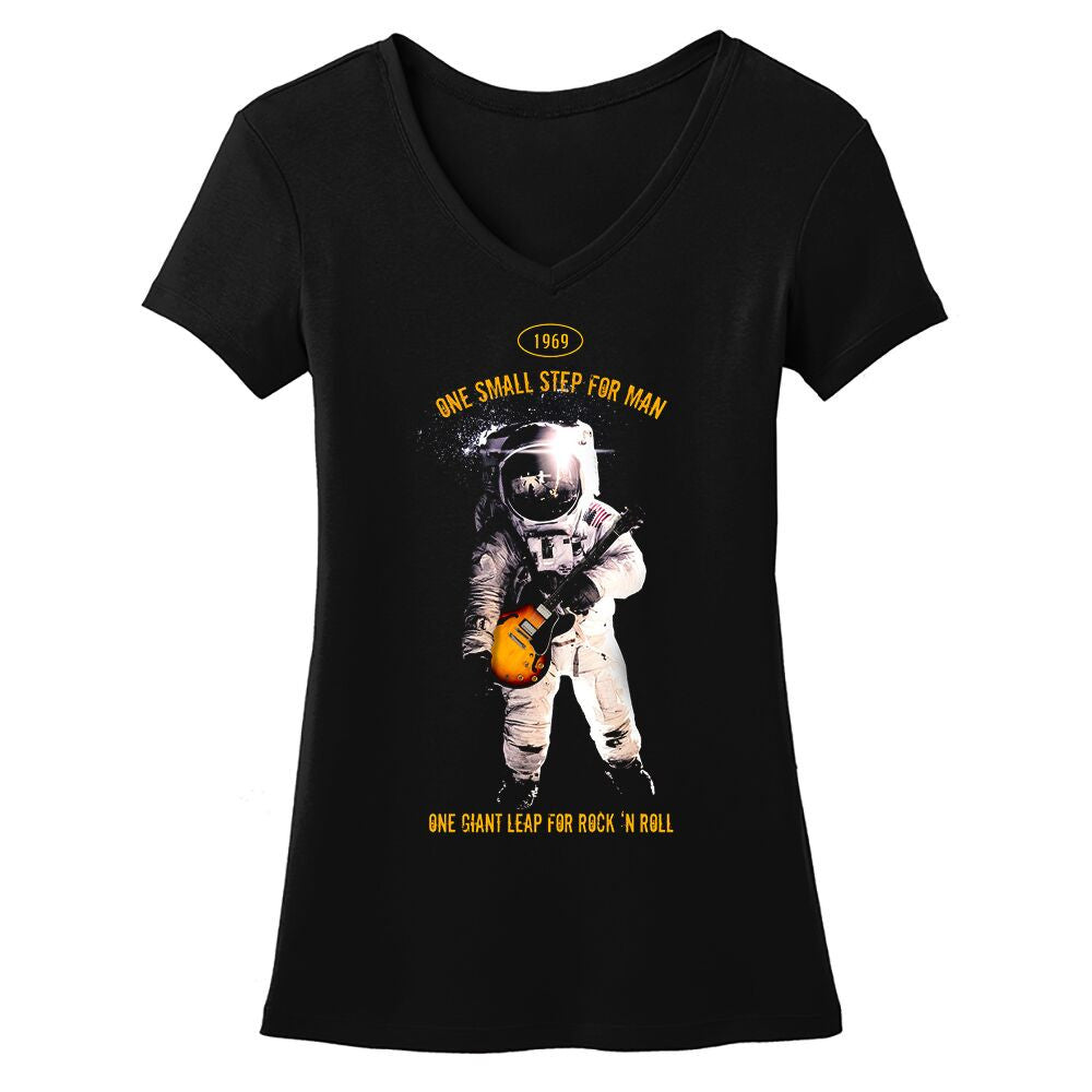 Tribut - One Giant Leap for Rock n Roll V-Neck (Women)