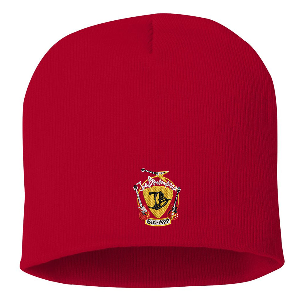 Guitar Trifecta Knit Beanie - Red