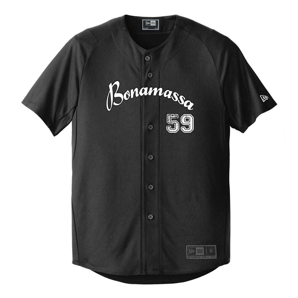 Vintage Bonamassa Baseball New Era Full Button Jersey (Unisex)