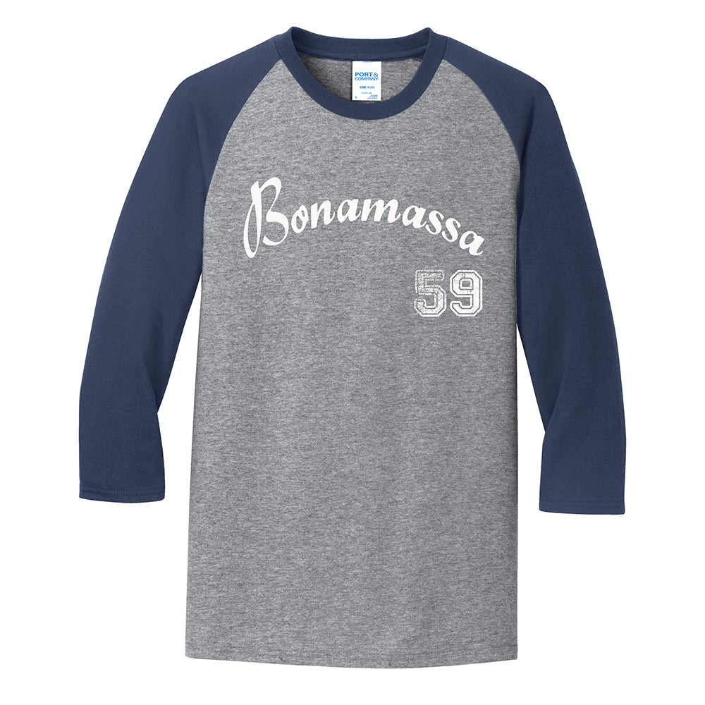 Vintage Bonamassa Baseball 3/4 Sleeve T-Shirt (Unisex)