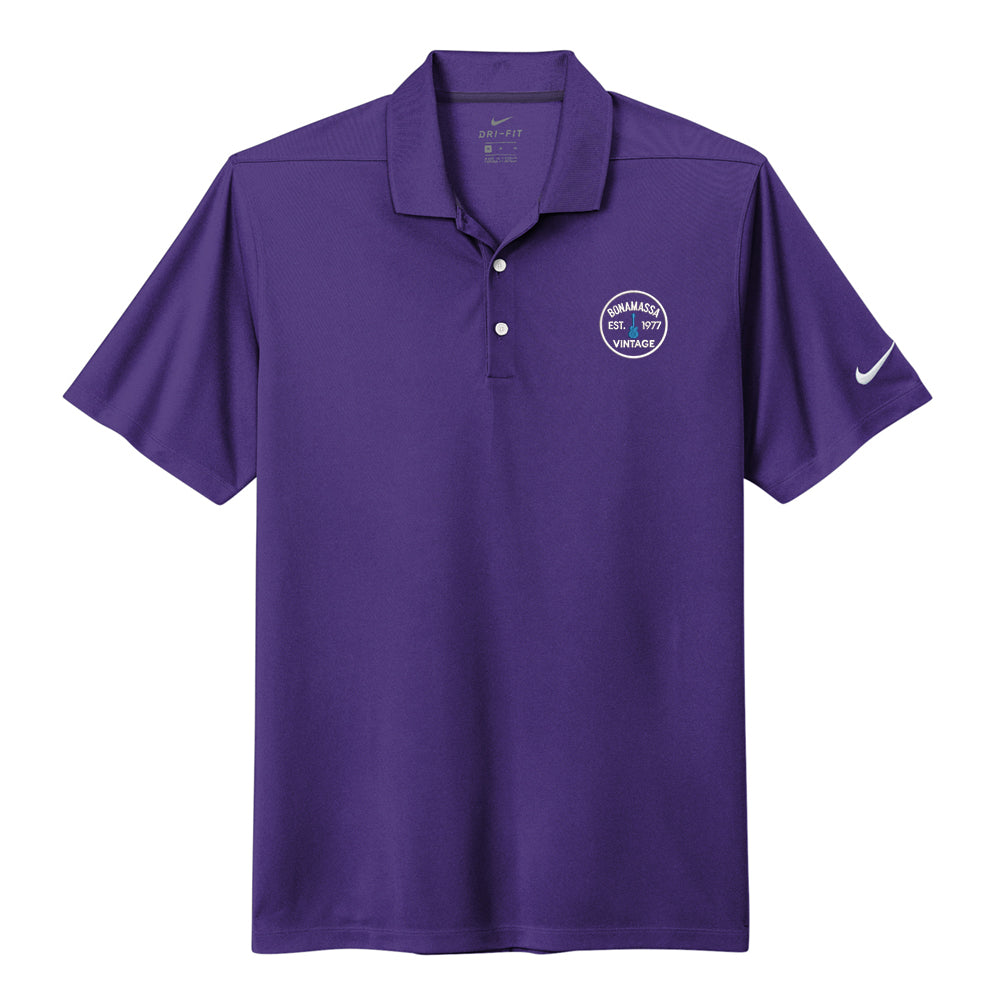 Purple nike golf polo clearance