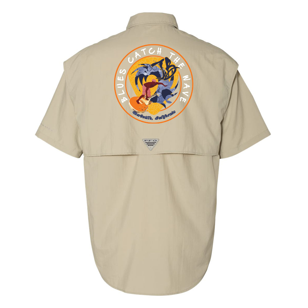 Blues Surfer Columbia PFG Bahama II Short Sleeve (Men)