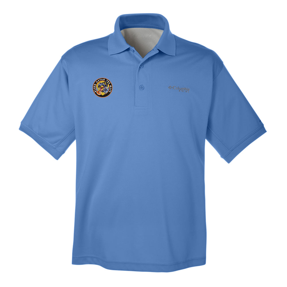 Blues Surfer Columbia Polo (Men) - White Cap Blue