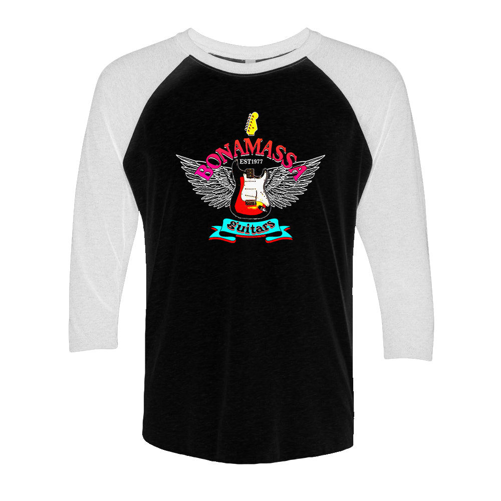 Guitar Guardian 3/4 Sleeve T-Shirt (Unisex) - Multi