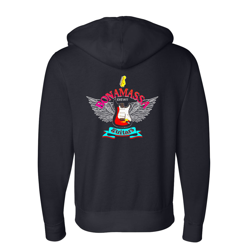 Guitar Guardian Zip-Up Hoodie (Unisex)- Multi