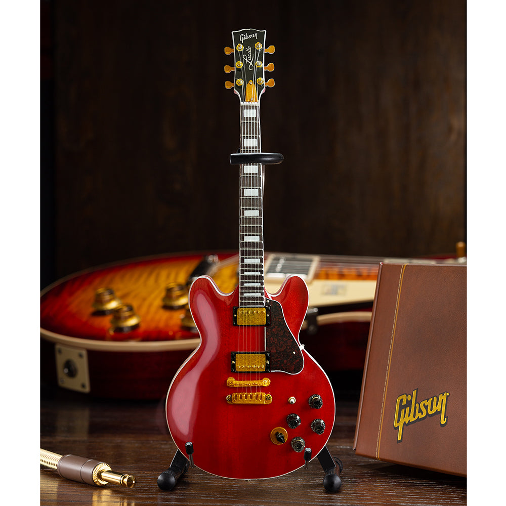 Axe Heaven BB King Gibson ES-355 Lucille Cherry Miniature Guitar Model