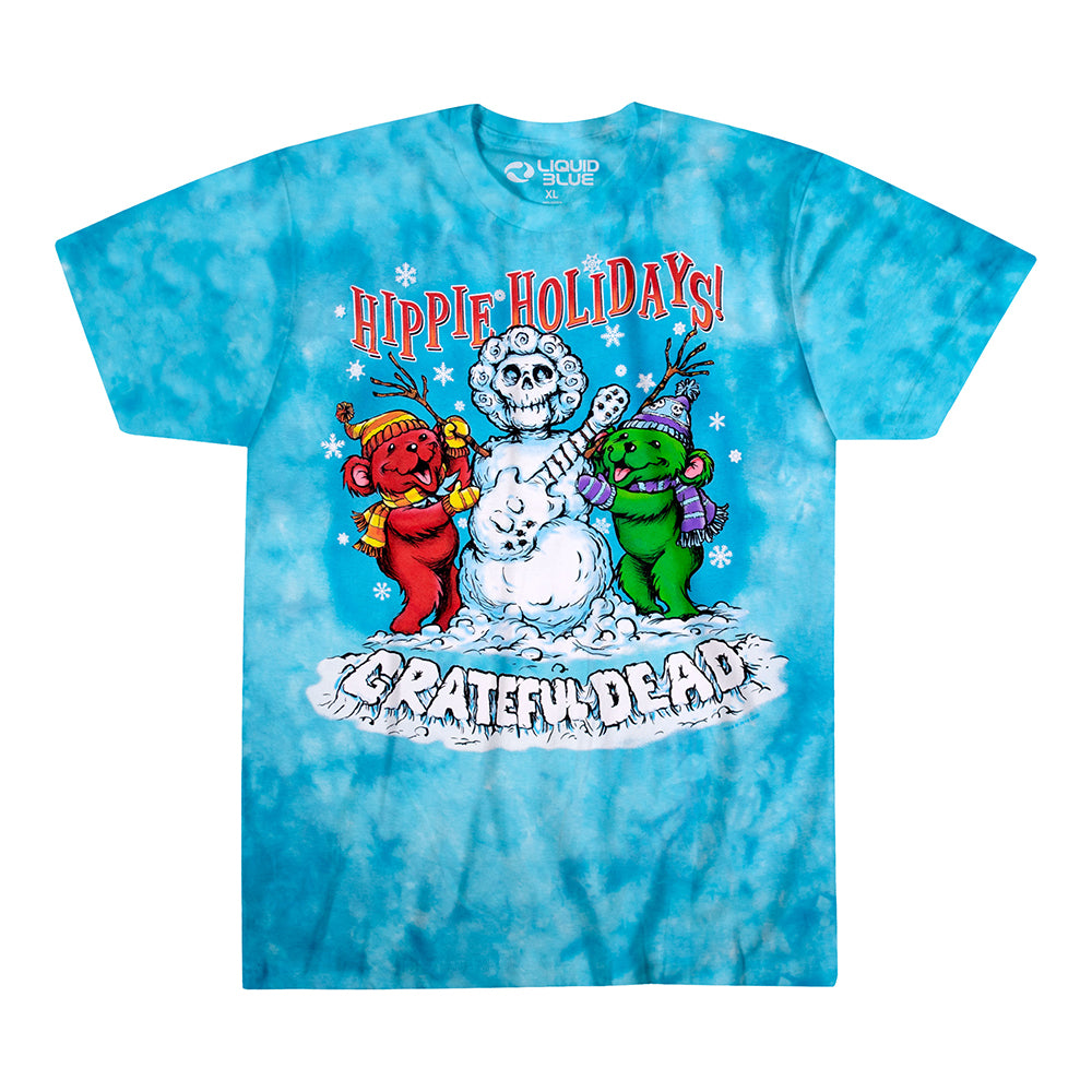 Grateful Dead - Hippie Holidays Tie Dye T-Shirt (Men)