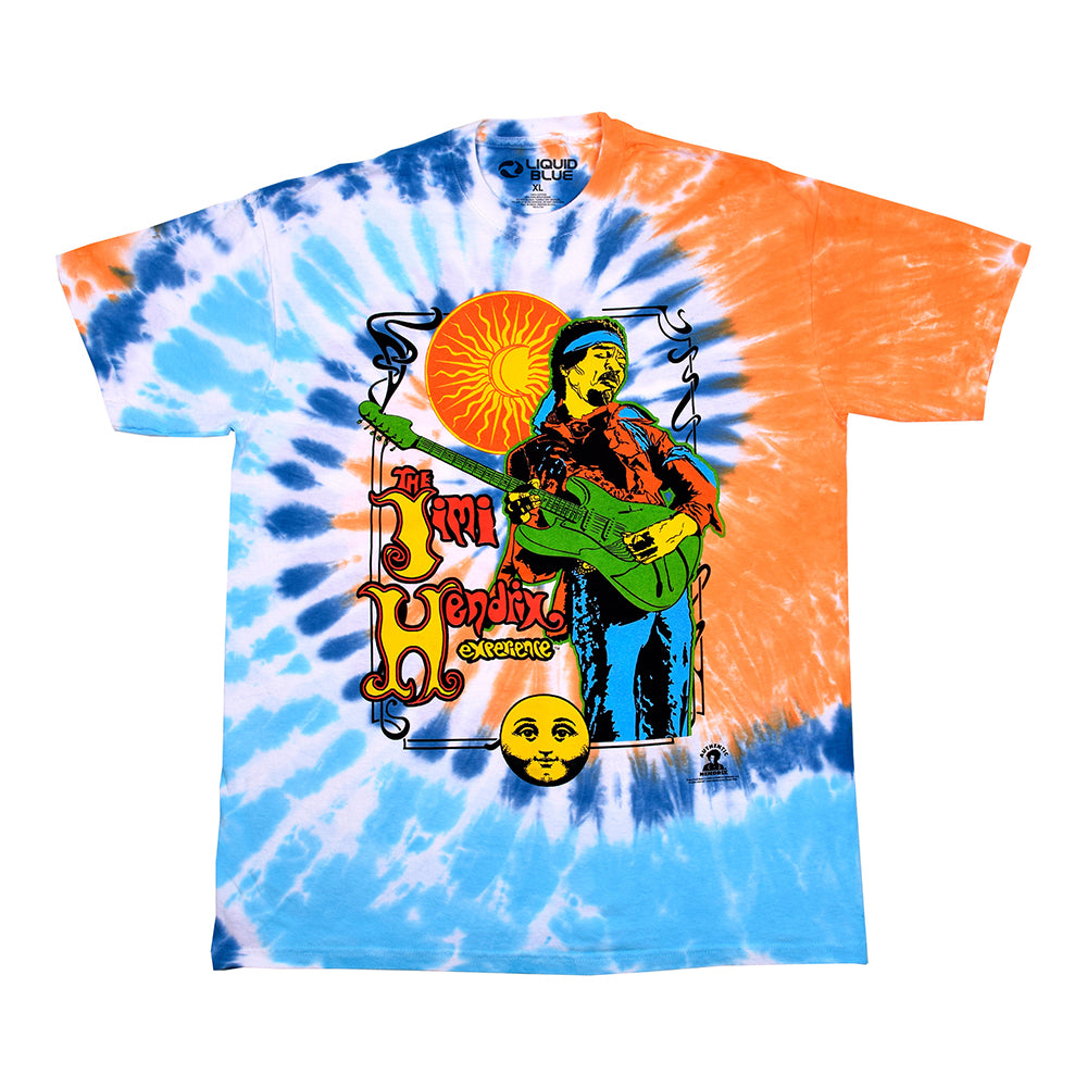 Jimi Hendrix - Sun Moon Experience Tie Dye T-Shirt (Men)