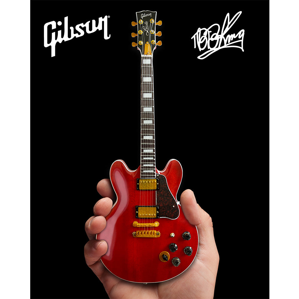 Axe Heaven BB King Gibson ES-355 Lucille Cherry Miniature Guitar Model