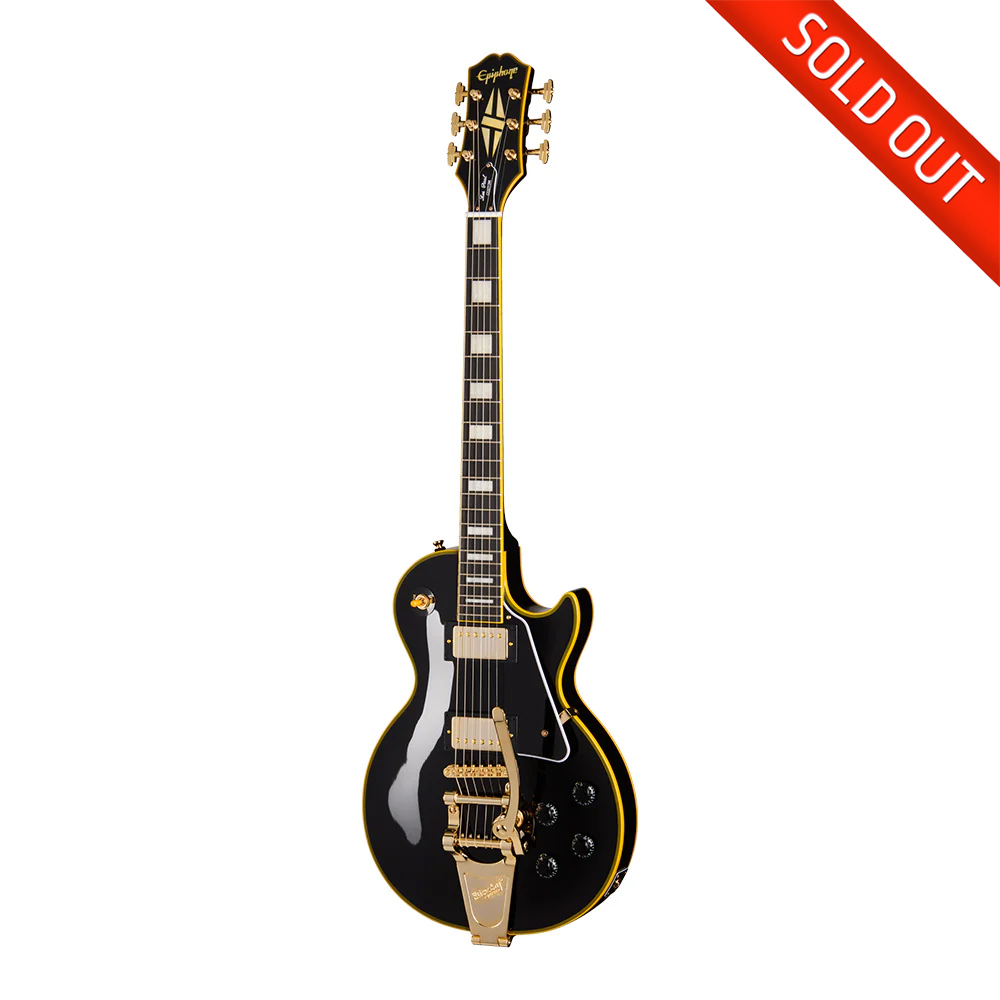 2025 Joe Bonamassa ’59 Epiphone Les Paul Custom in Antique Ebony w/Case - Includes Two Meet & Greets