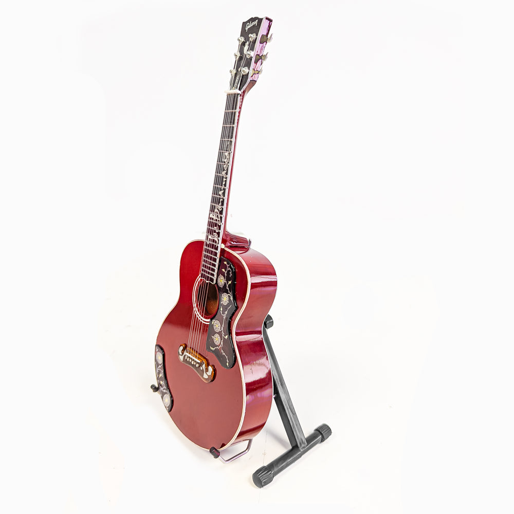 Joe Bonamassa Signature 1962 Gibson J-200 Miniature Guitar Replica - Ultra  Rare Cherry Finish