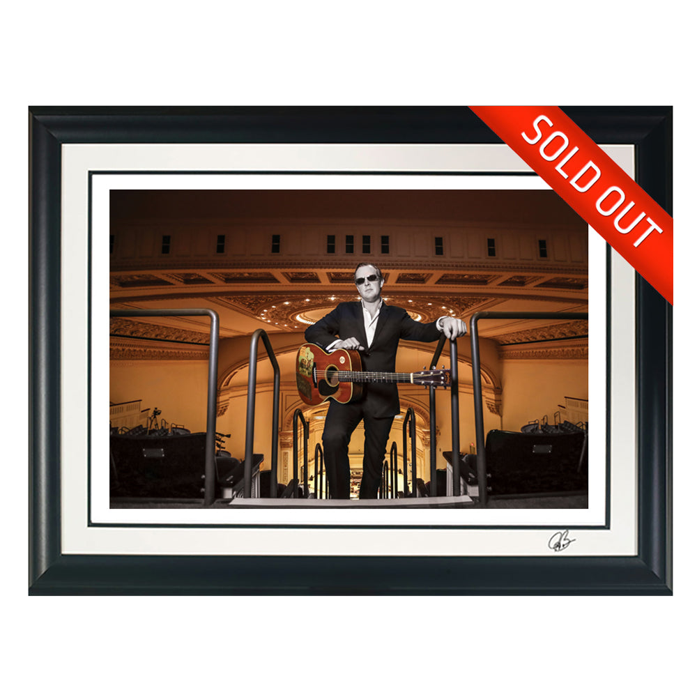 #30 Official "Carnegie Hall" JOE BONAMASSA Collectible Litho (FRAMED - USA ONLY)