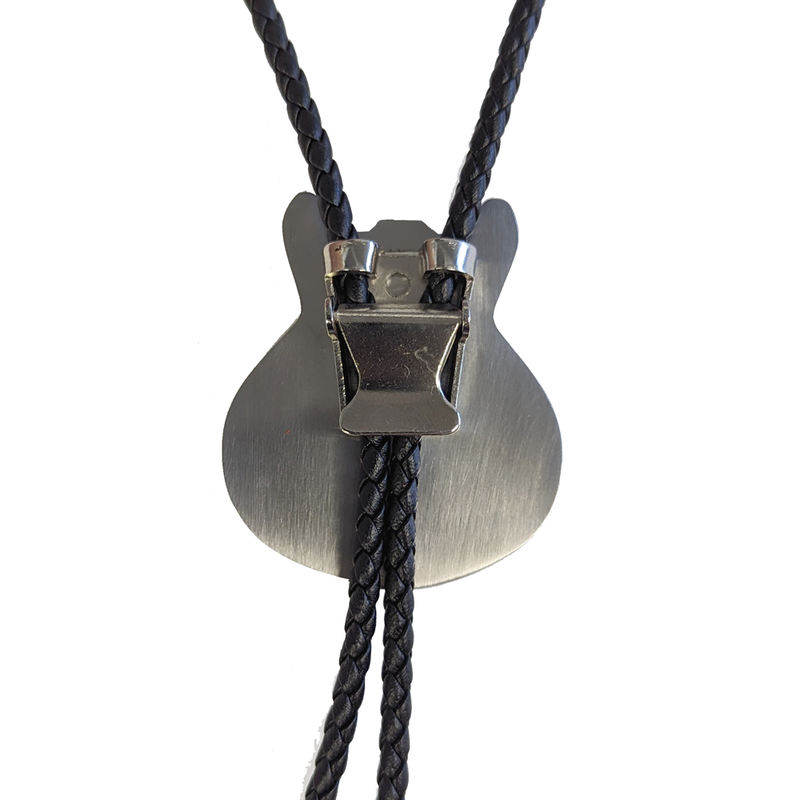 Black ES Guitar Bolo Tie
