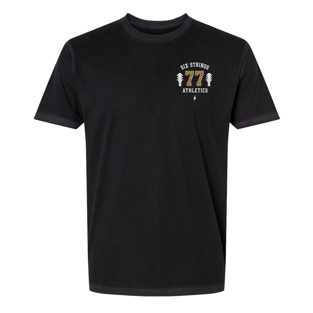 Six Strings Headstock Soft Wash Cotton T-Shirt (Unisex)