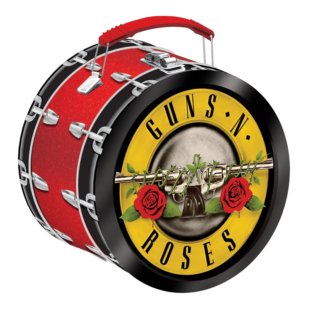 Guns N' Roses Drum Shaped Lunch Box