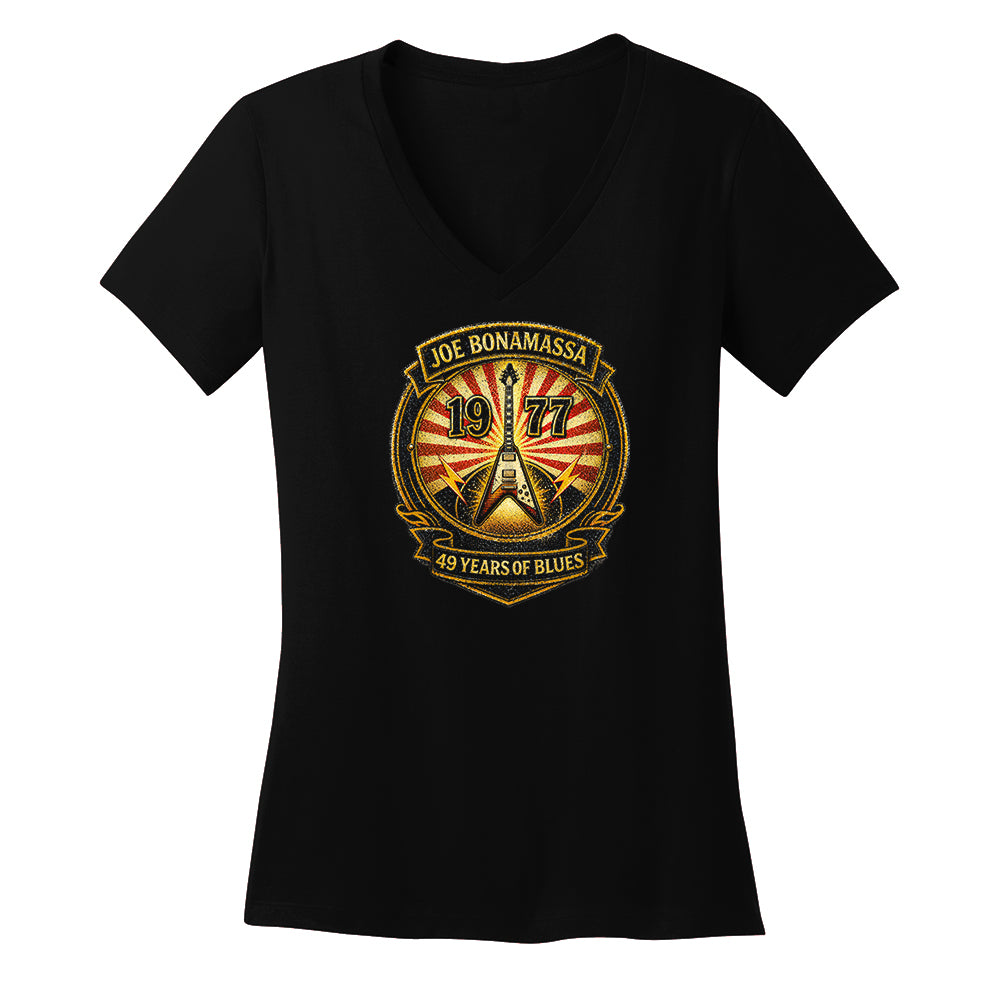 49 Years of Blues - Flying V V-Neck (Women)