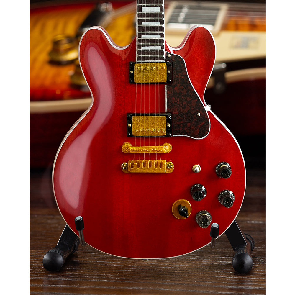 Axe Heaven BB King Gibson ES-355 Lucille Cherry Miniature Guitar Model