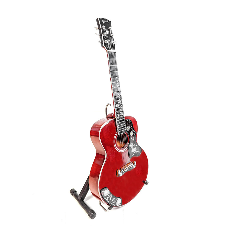 Joe Bonamassa Signature 1962 Gibson J-200 Miniature Guitar Replica - Ultra Rare Cherry Finish