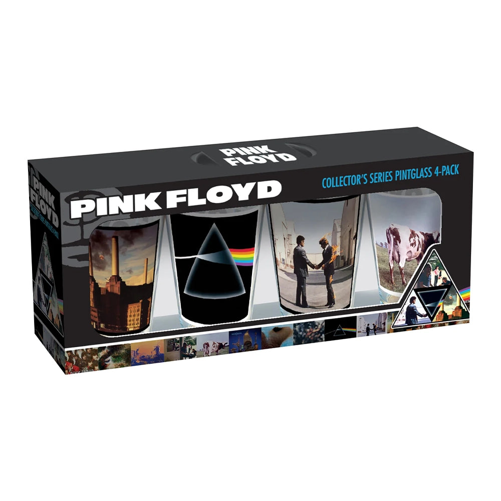 Pink Floyd Album Covers Pint 4-PK