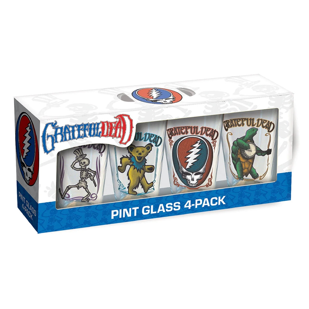 Grateful Dead Retro Pint 4-PK