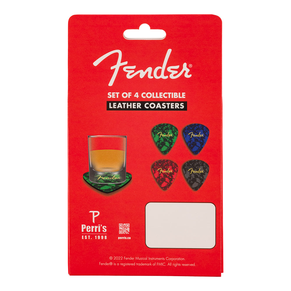 Fender Pick Shape Logo 4-Pk Coaster Set – Joe Bonamassa Official Store