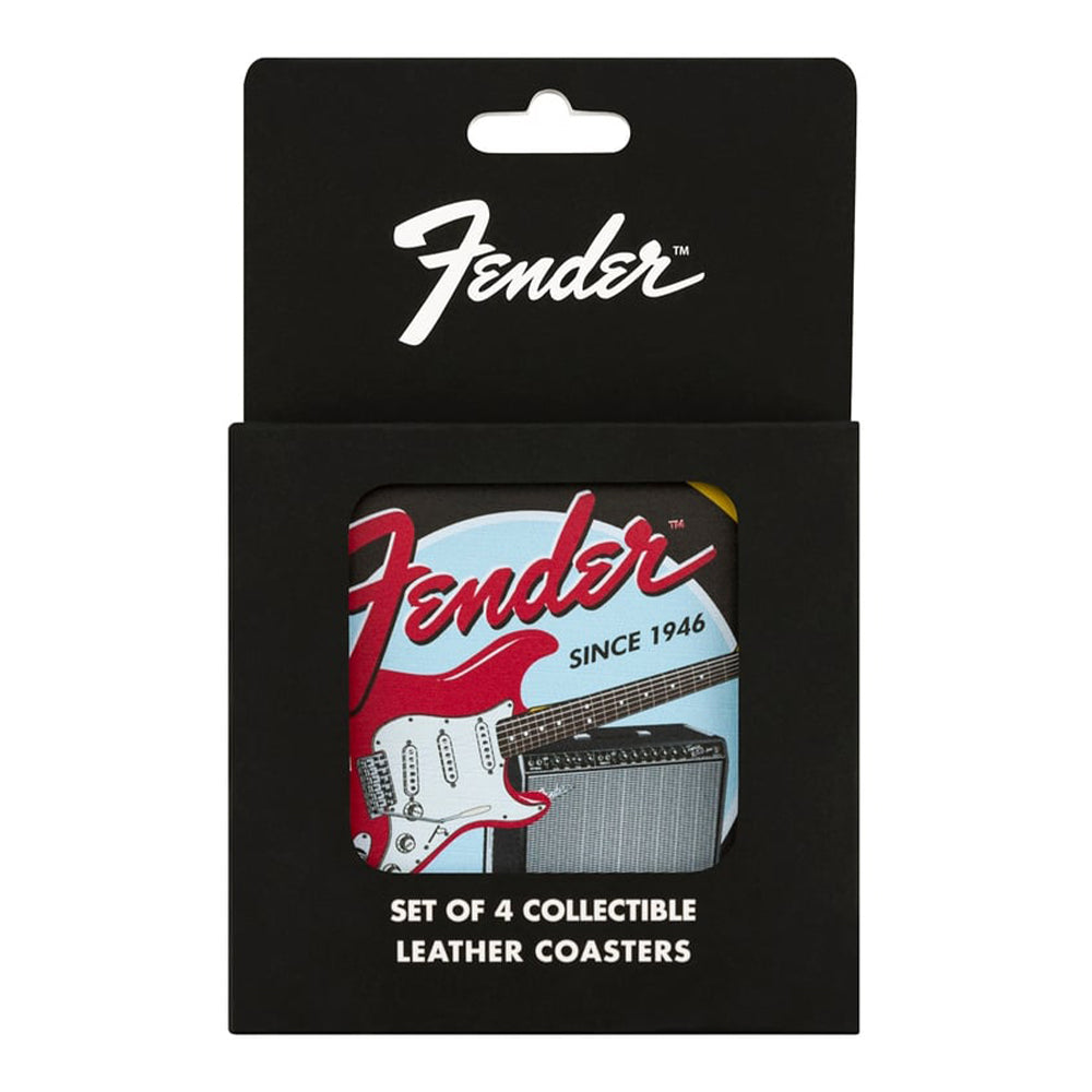 FenderPlayerStratocaster 美品 Fender™ 1946 Guitars & Amps 4-Pk Coaster Set – Joe Bonamassa