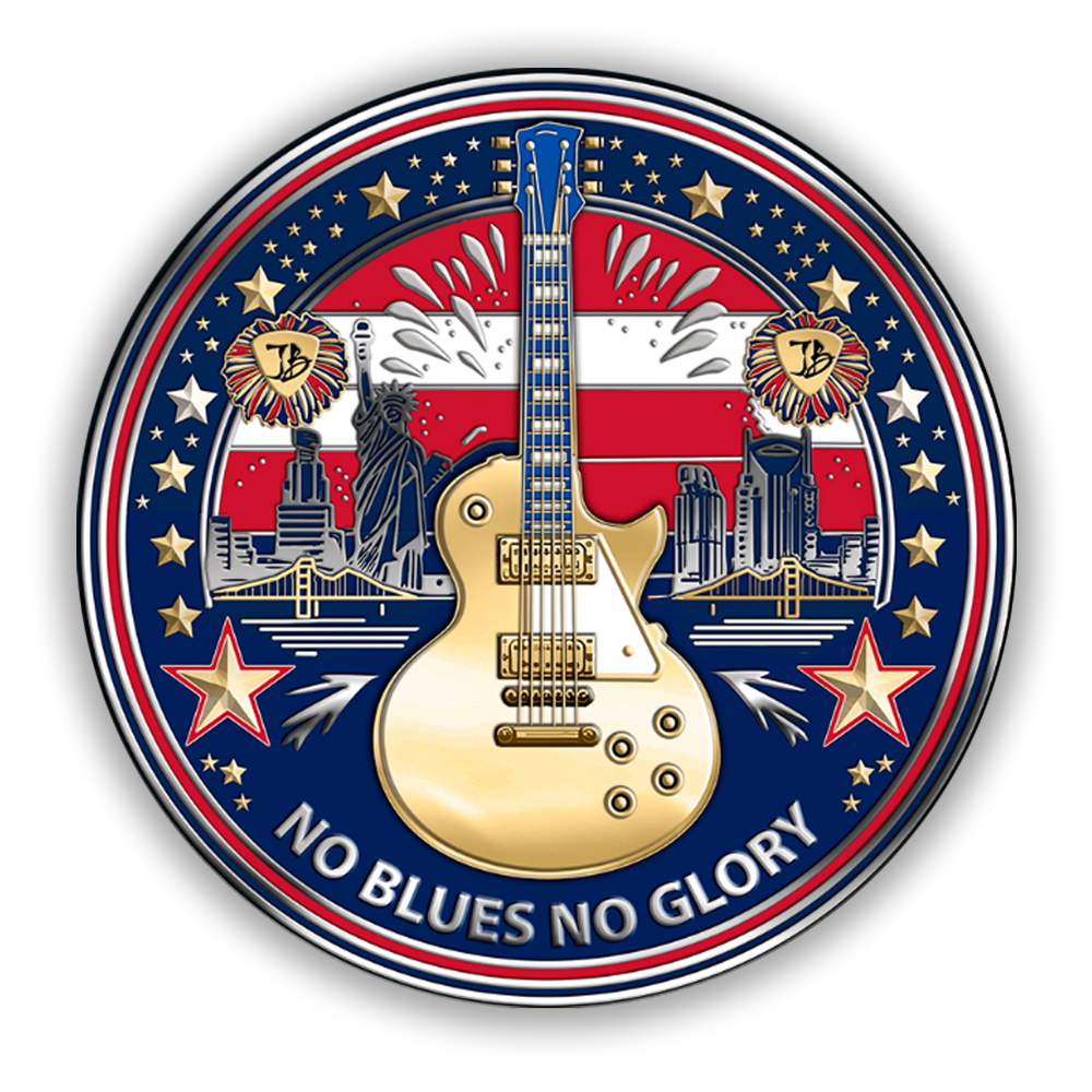 No Blues, No Glory Challenge Coin