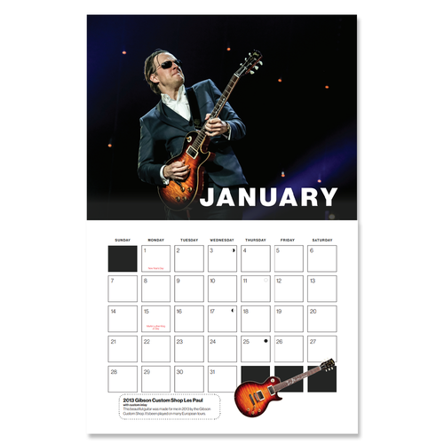 JOE BONAMASSA CALENDARS Joe Bonamassa Official Store