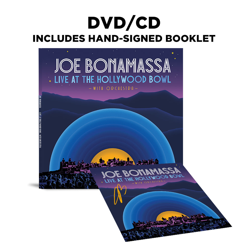 Joe Bonamassa: Live at the Hollywood Bowl with Orchestra (DVD/CD) (Released: 2024) - Hand-Signed Booklet ***PRE-ORDER***
