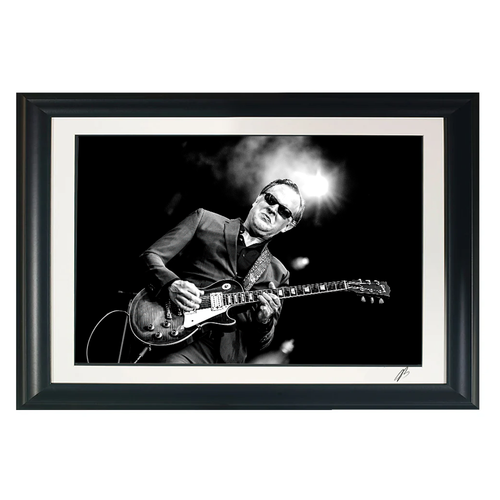 #46 "Into The Light" JOE BONAMASSA Collectible Litho (FRAMED - USA ONLY)