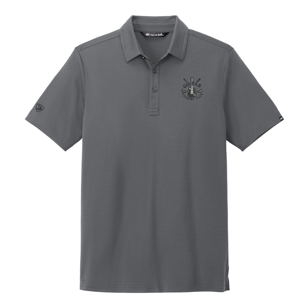 Guitar Country Club Crest TravisMathew Bayfront Solid Polo (Men